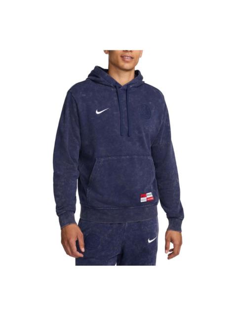 Nike Nike Paris Saint-Germain Club Soccer French Terry Hoodie 'Midnight Navy' FQ3005-410