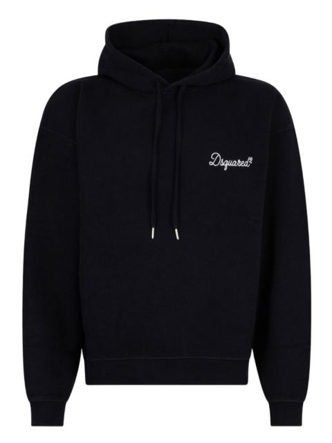 DSQUARED2 signature relax-fit hoodie