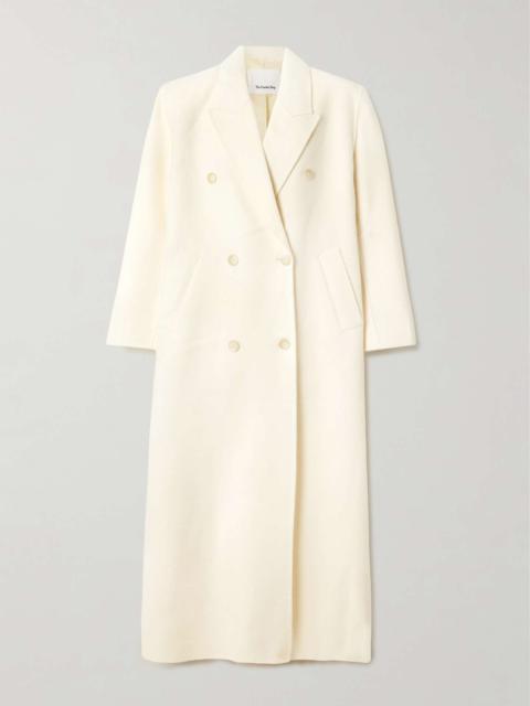 The Frankie Shop Gaia double-breasted wool-blend coat