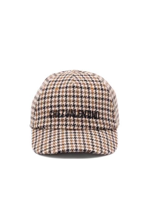 Valentino houndstooth check hat