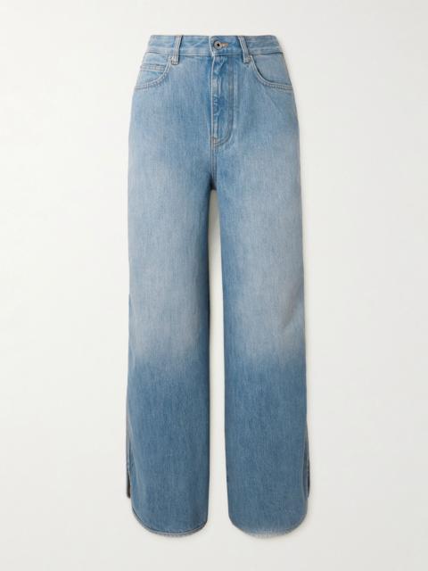 Loewe High-rise wide-leg jeans Blue