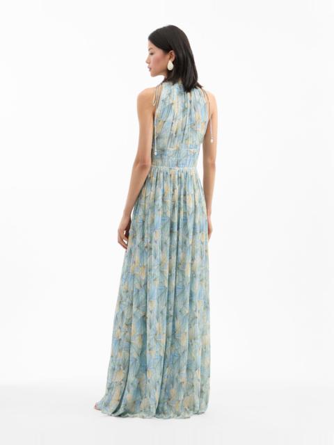 VERONICA BEARD YARDLEY PLEATED MAXI DRESS