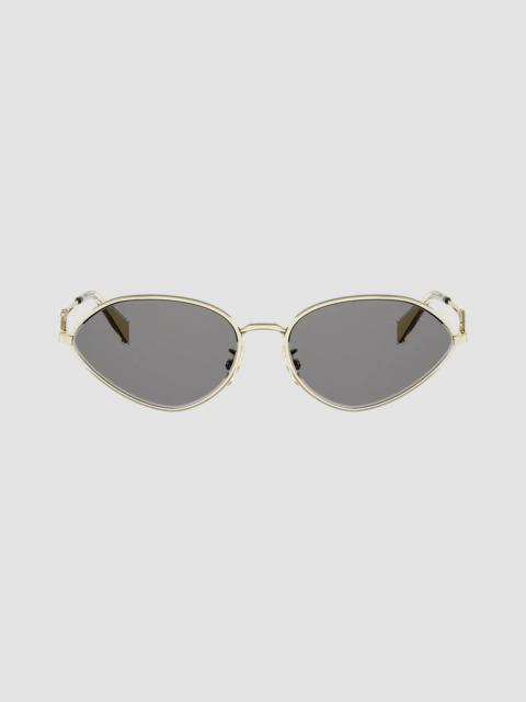 CELINE Women's Wired 58MM Oval Sunglasses - Gold