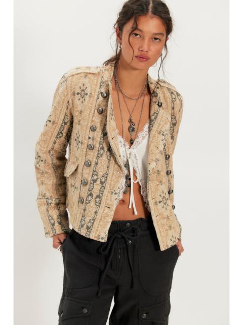 FREE PEOPLE Lotty Jacquard Band Jacket