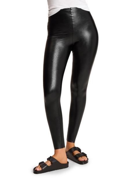 commando Women's Faux Leather Leggings - Black