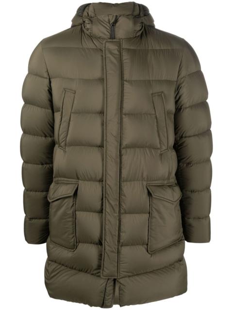 Herno padded hooded down jacket