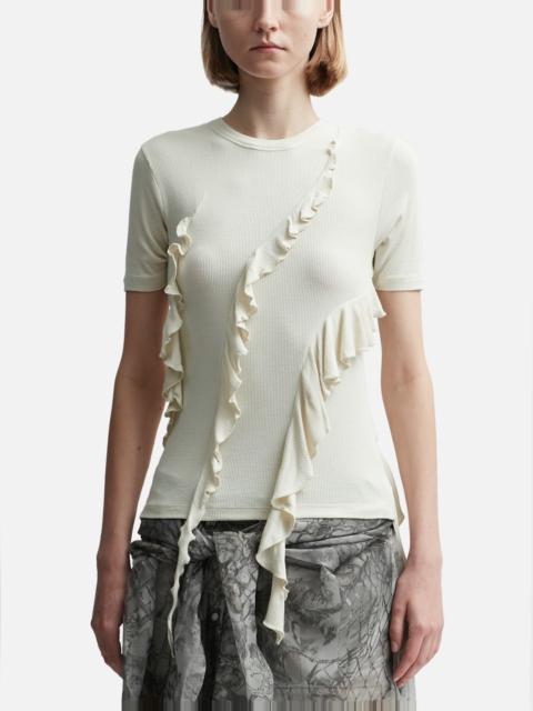 RUFFLE DRAPED TOP