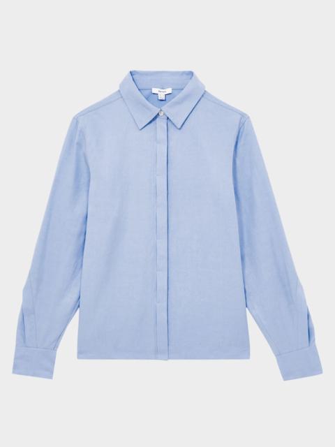 REISS Ali Oversized Button-Down Shirt