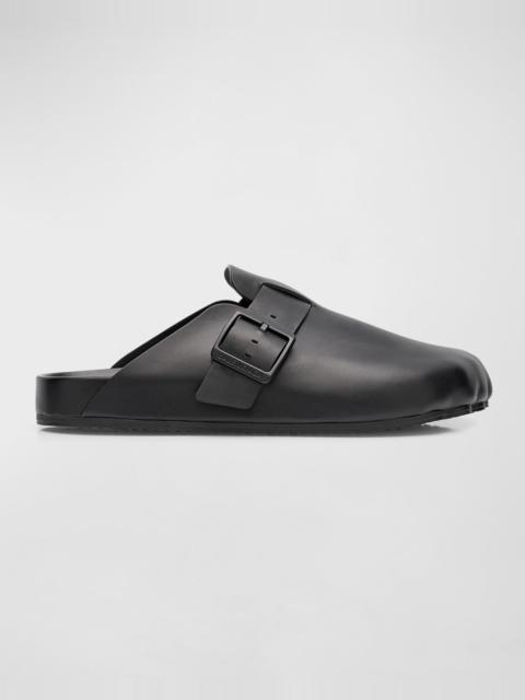 BALENCIAGA Sunday Calfskin Buckle Mules