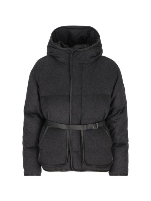 Tod's belted padded coat