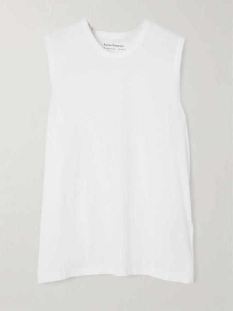 Another Tomorrow Cotton-jersey tank top