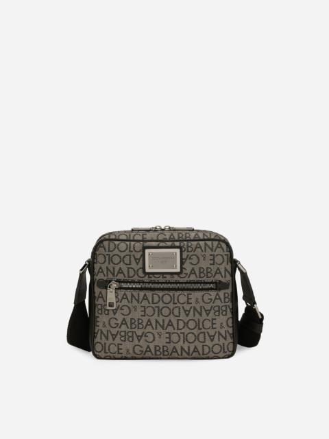 Dolce & Gabbana Coated jacquard crossbody bag