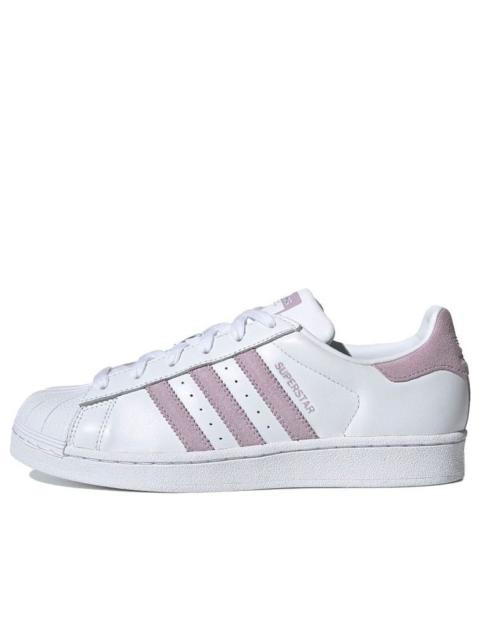 (WMNS) adidas originals Superstar 'White/Purple' EE7400