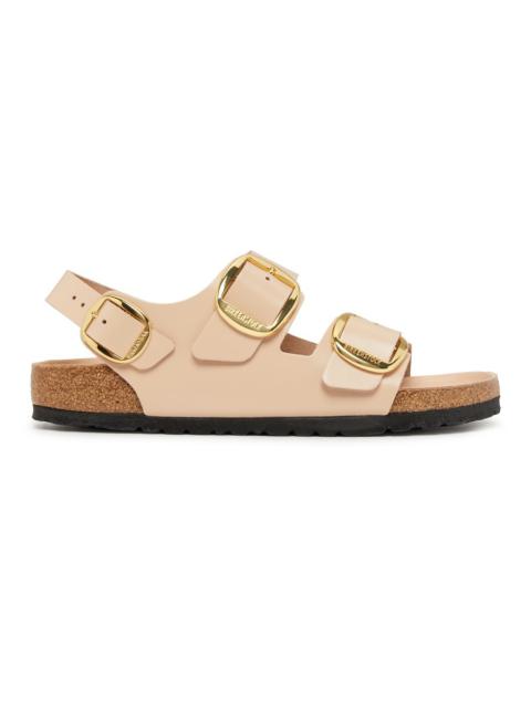 BIRKENSTOCK BEIGE PATENT MILANO SANDAL | miinto | REVERSIBLE