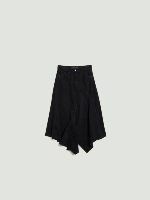 Y/Project EVERGREEN CUT OUT DENIM SKIRT