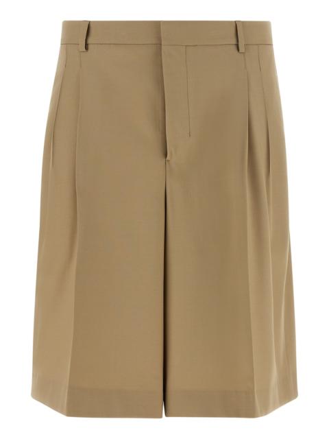 AMI Paris Fresh Wool Bermuda Shorts