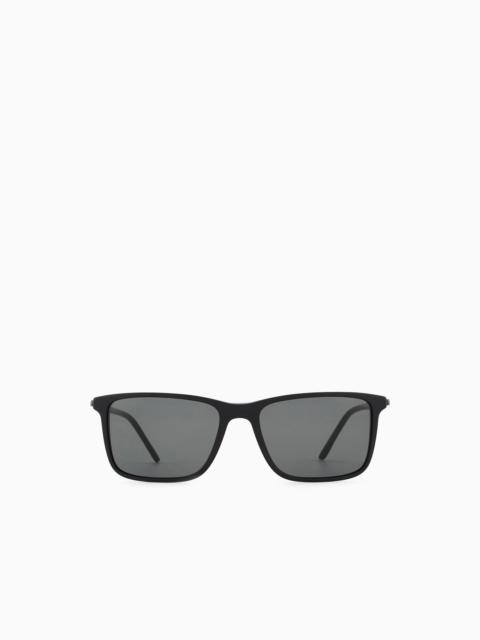 GIORGIO ARMANI MEN’S RECTANGULAR SUNGLASSES