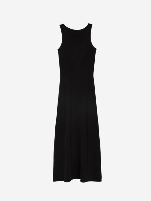 The Kooples MESH MAXI DRESS WITH BLACK CHAIN BACK