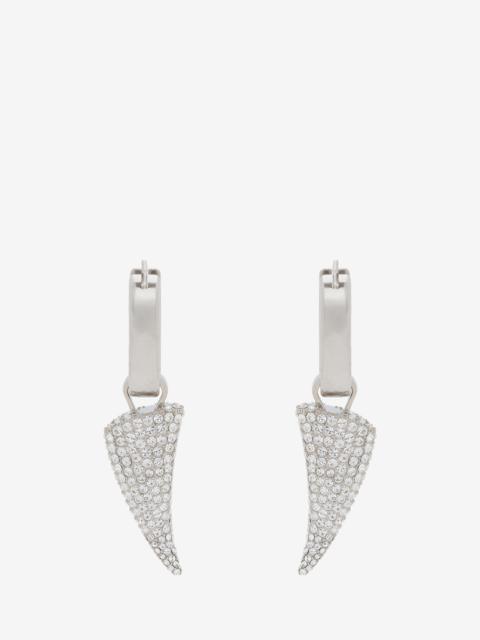 Alexander McQueen Jewelled Tiger Claw Earrings