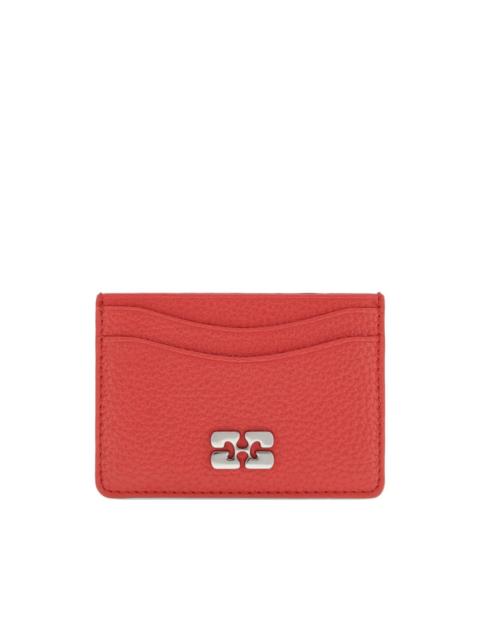 GANNI Bou grained card holder