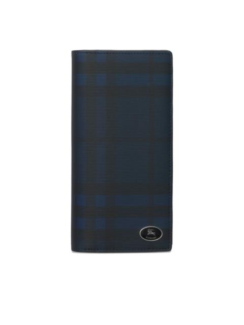 Burberry check logo-plaque wallet