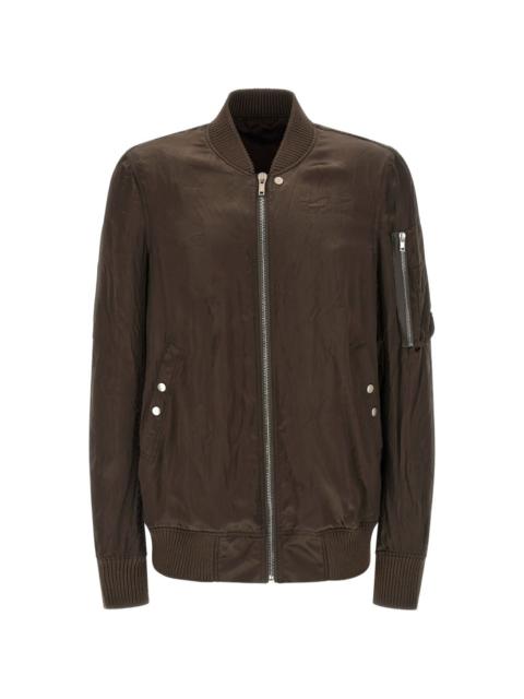 Rick Owens Classic Flight zip-up bomber jacket