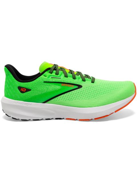 BROOKS Brooks Launch 10 Green Gecko Red Orange White