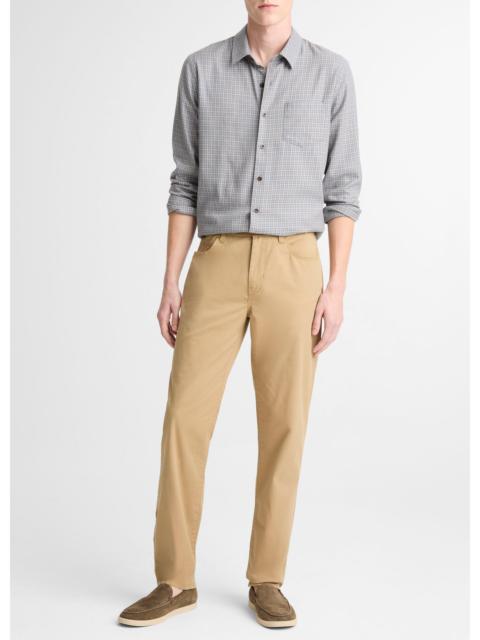 Vince Dylan Slim 5-Pocket Cotton Sateen Pant