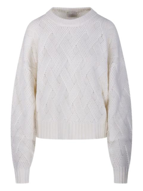 Allude diamond-pattern sweater