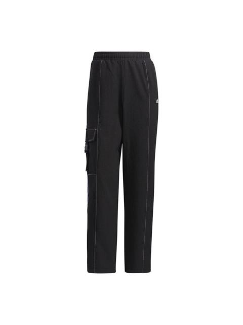 (WMNS) adidas Str Pt Loose Running Training Side Pocket Sports Pants/Trousers/Joggers Black GT4406