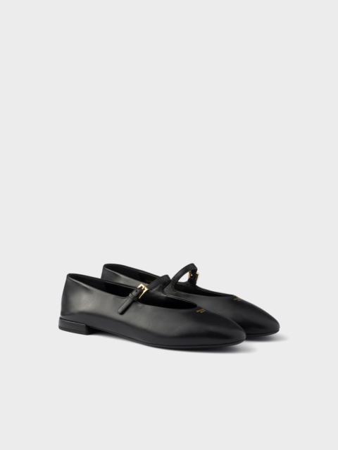 Prada Leather ballerinas