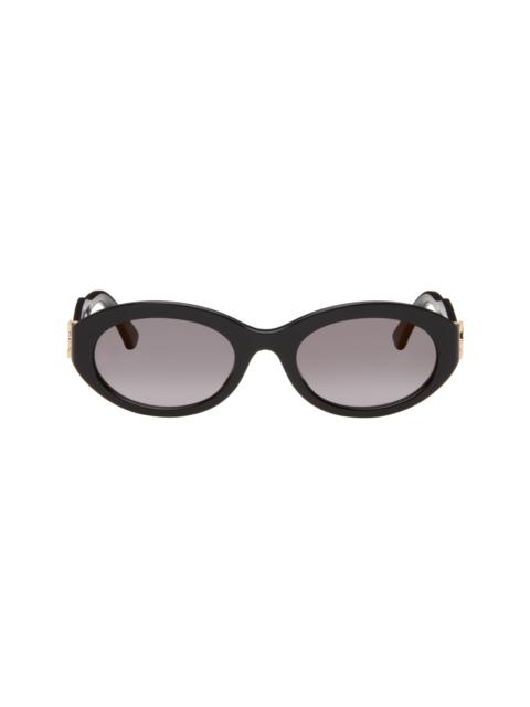 Cartier Black Signature C Oval Acetate Sunglasses