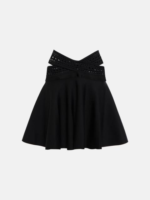 Vienne high-rise miniskirt