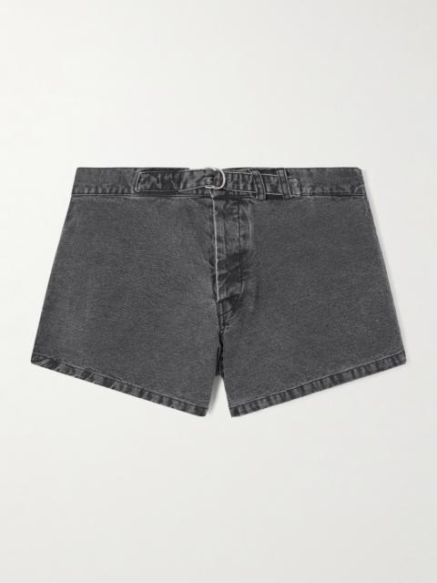 Our Legacy Oyster Belted Denim Shorts