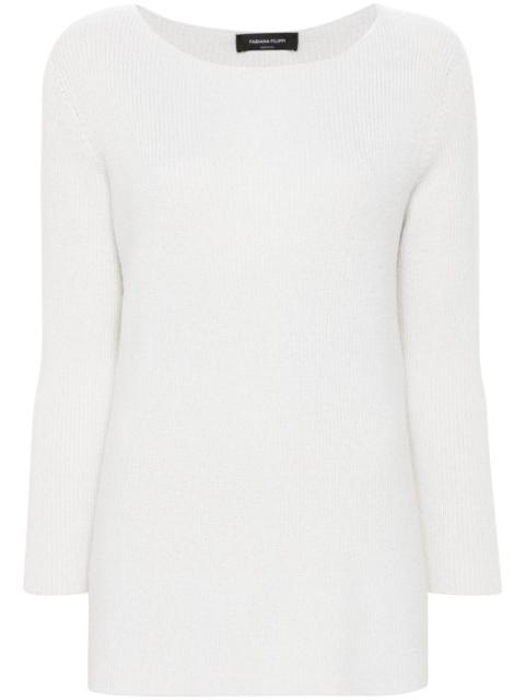 FABIANA FILIPPI lurex-detail sweater