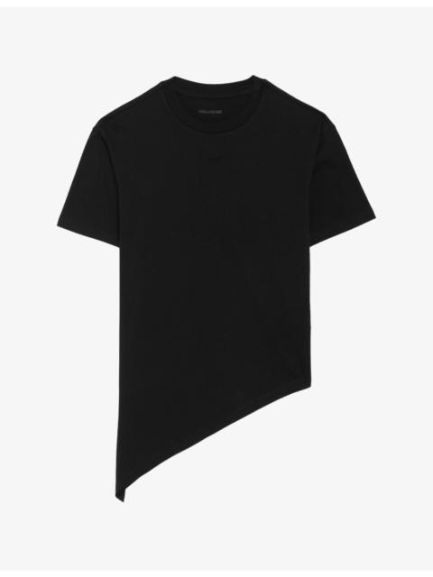 Zadig & Voltaire Edda Brand-Embellished Cotton-Jersey T-Shirt
