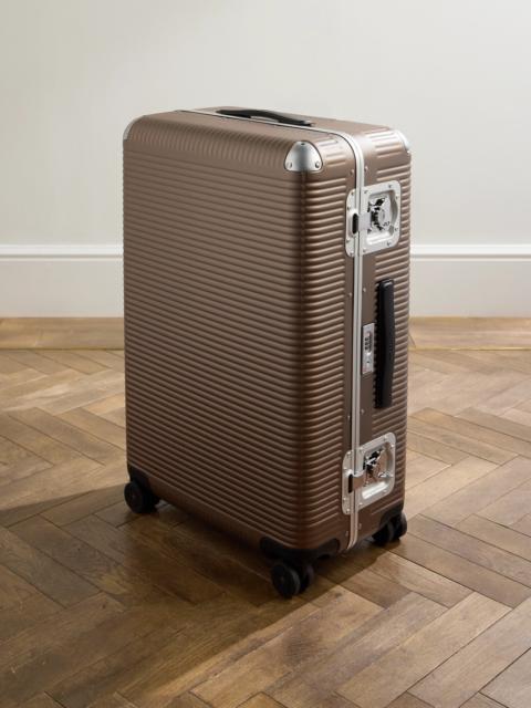 FPM Milano Bank Light 76cm Leather-Trimmed Makrolon® Polycarbonate Spinner Suitcase