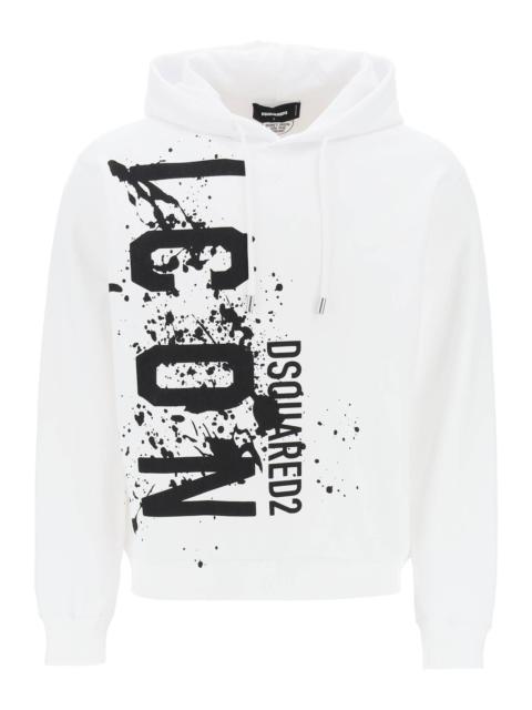 COOL FIT HOODIE WITH ICON SPLASH PRINT