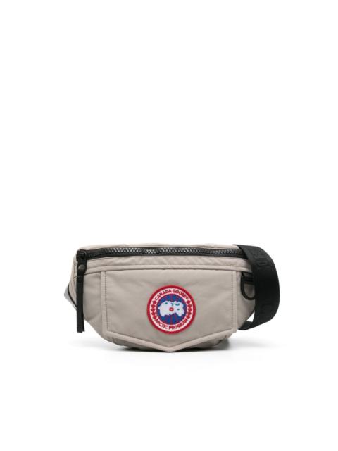 logo-patch belt bag