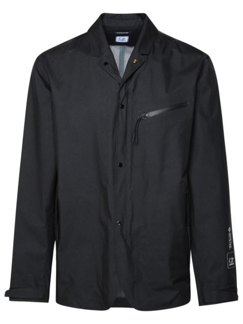 C.P. COMPANY 'GORETEX' BLACK NYLON BLAZER