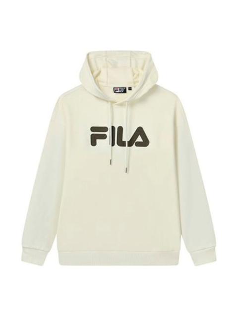 FILA FILA Classic Logo Hoodie 'White Black' F51U238298F-IV
