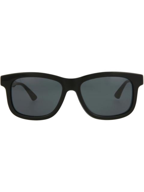 GUCCI Gucci Sunglasses Square-Frame Acetate Black Black Grey (GG0824S-30009487-005)