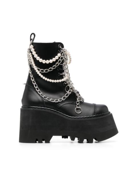 Junya Watanabe chain-detail platform boots