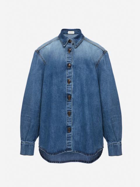 Denim shirt in dark blue