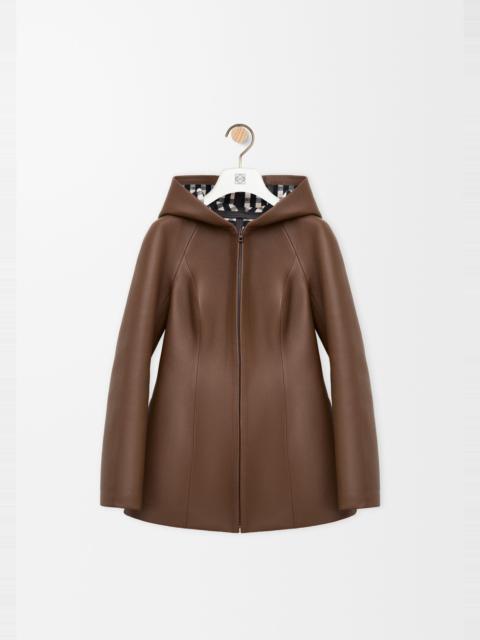 Loewe Hooded jacket in nappa lambskin
