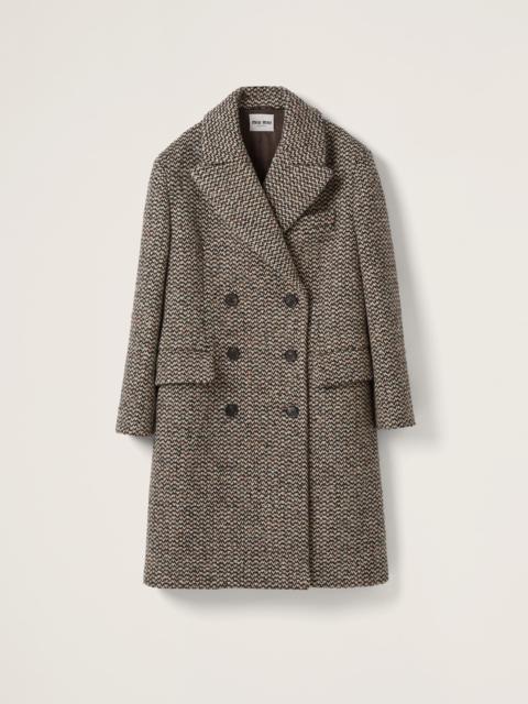 Miu Miu Double-breasted bouclé coat