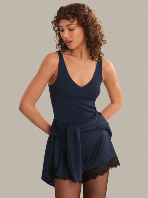 525 america Lane Sheer Double V-Neck Tank