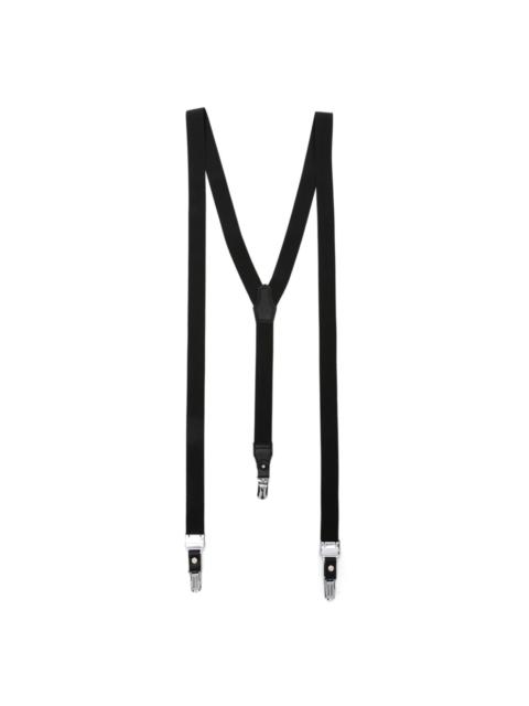 Yohji Yamamoto crossover-strap braces
