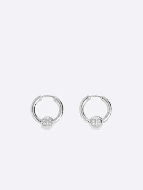 BALENCIAGA Force Xs Earrings in Silver