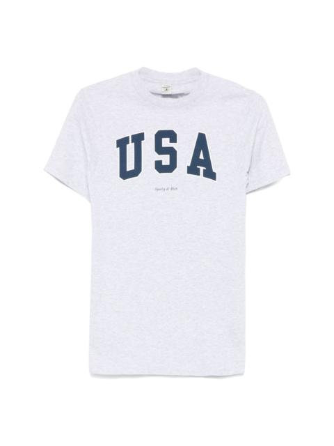 Sporty & Rich USA-print T-shirt